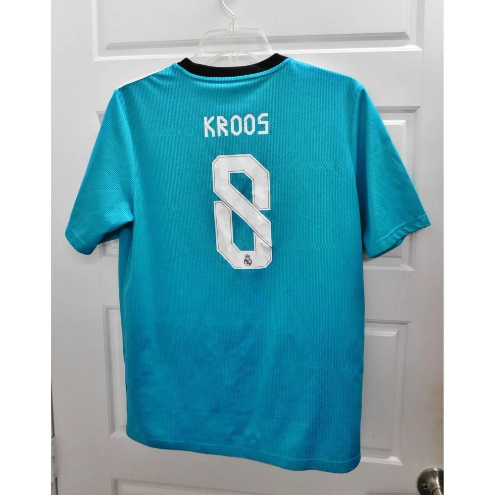Fly Emirates Jersey Home football shirt 2018 - 2019 Adidas Men Kroos sz Youth XL